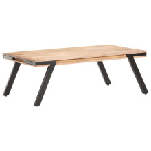 vidaXL Solid Mango Wood Coffee Table Wooden Accent Couch Side Dining Table