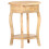 VidaXL vidaXL Solid Mango Wood Side Table Wooden Accent Bedside Table Telephone Stand 10