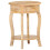 VidaXL vidaXL Solid Mango Wood Side Table Wooden Accent Bedside Table Telephone Stand 1