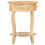 VidaXL vidaXL Solid Mango Wood Side Table Wooden Accent Bedside Table Telephone Stand 3