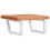 VidaXL vidaXL Basin Shelf Wall Mounted Bathroom Countertop Steel and Solid Wood Beech 6
