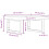 VidaXL vidaXL Basin Shelf Wall Mounted Bathroom Countertop Steel and Solid Wood Beech 11
