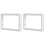 VidaXL vidaXL Basin Shelf Wall Mounted Bathroom Countertop Steel and Solid Wood Beech 7