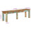 VidaXL vidaXL Bench Wooden Bench Dining Bench Hallway Bench Solid Reclaimed Wood 8