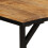 VidaXL vidaXL Dining Table 140x70x75 cm Solid Wood Rough Mango dining room table 5