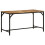 VidaXL vidaXL Dining Table 140x70x75 cm Solid Wood Rough Mango dining room table 1