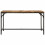 VidaXL vidaXL Dining Table 140x70x75 cm Solid Wood Rough Mango dining room table 2