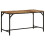 VidaXL vidaXL Dining Table 140x70x75 cm Solid Wood Rough Mango dining room table 10