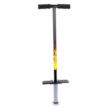 Pula-pula dobrável para crianças - PÉ PEQUENO - Amarelo - Altura 90cm - Metal