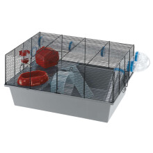 Ferplast Hamster Cage Grey Rodent House Small Animals House Habitat Outdoor