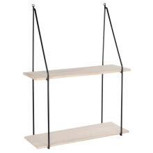 House Nordic Julie Shelf Natural ja musta 444250