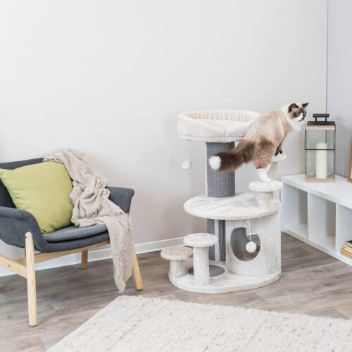 Trixie TRIXIE Cat Scratching Post Emil 96 cm Light Grey Pet Cat Scratching Column 2