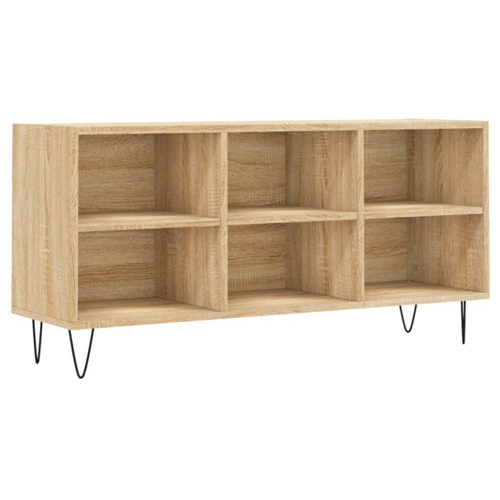 Vidaxl Tv Cabinet Tv Unit Media Cabinet Tv Stand Sonoma Oak Engineered Wood