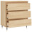 VidaXL vidaXL Sideboard Storage Side Cabinet Cupboard Sonoma Oak Engineered Wood 6