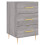 VidaXL vidaXL Bedside Cabinet Bedside Table Nightstand Grey Sonoma Engineered Wood 2