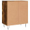 VidaXL vidaXL Sideboard Storage Side Cabinet Cupboard Smoked Oak Engineered Wood 8