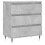 VidaXL vidaXL Sideboard Storage Side Cabinet Cupboard Concrete Grey Engineered Wood 2