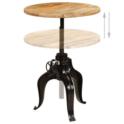 VidaXL (75 x (76-110) cm) vidaXL Bar Table Kitchen Dining Room Dinner Counter Table Solid Mango Wood 2