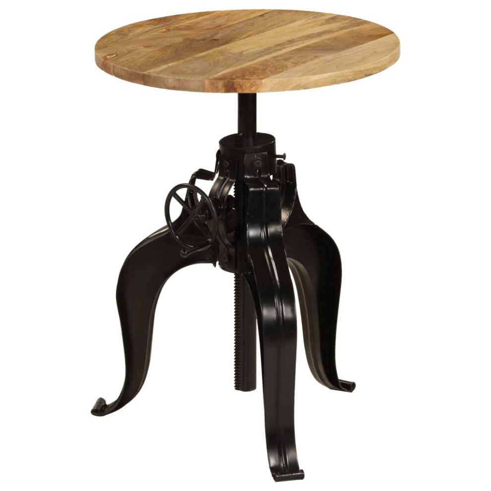 Vidaxl (60 X (76-110) Cm) Bar Table Kitchen Dining Room Dinner Counter Table Solid Mango Wood