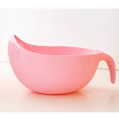 Reiswascher Sieb Pink Groß 29x20x15 cm 2