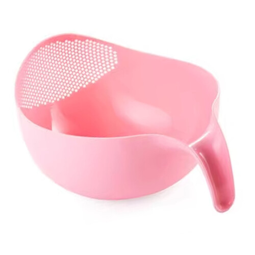Reiswascher Sieb Pink Groß 29x20x15 cm