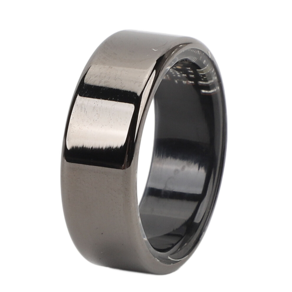 Smart Ring Health Tracker, 18mAh Battery, IP68 Waterproof, Size 10 Black-image-OPC-PJ9XCC6-NEW