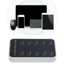 Daten-Hub-Splitter 10-Port USB 3.0-Dock DC12-24V