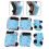 Kinder-Schutzausrüstungs-Set Blau 10-22,5 kg. 9