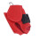 Rote PU-Leder-Golfball-Gürteltasche 2-Ball 14