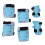 Kinder-Schutzausrüstungs-Set Blau 10-22,5 kg. 12