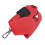 Rote PU-Leder-Golfball-Gürteltasche 2-Ball 9