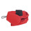 Rote PU-Leder-Golfball-Gürteltasche 2-Ball 12