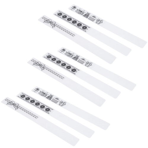 9Pcs Flower Plastic Embossing Folder DIY Paper 2