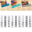 9Pcs Flower Plastic Embossing Folder DIY Paper 10