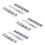 9Pcs Flower Plastic Embossing Folder DIY Paper 6
