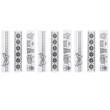 9Pcs Flower Plastic Embossing Folder DIY Paper