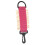 Pink Golf Tee Holder with Hook, Nylon Carrier, 10 Tee Capacity 12