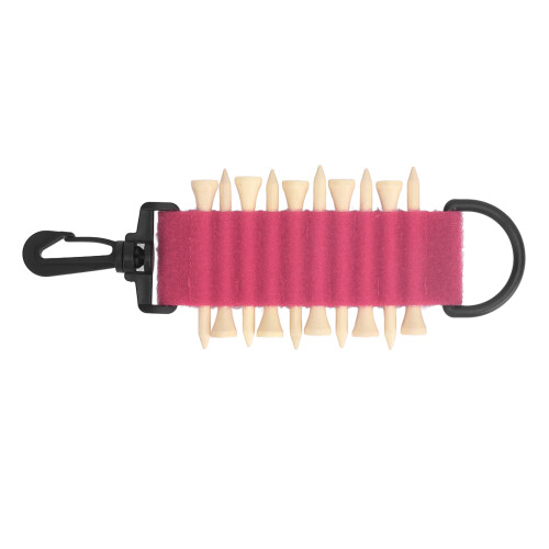 10 Golf-Tees-Halter, tragbar, Haken, pink 1