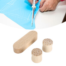 17.8cm Wood Quilters Clapper & Pattern Weights Set for Sewing and Quilting