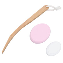 Lange Flaschenhalter mit 4 Pads für ältere Frauen, Massivholz