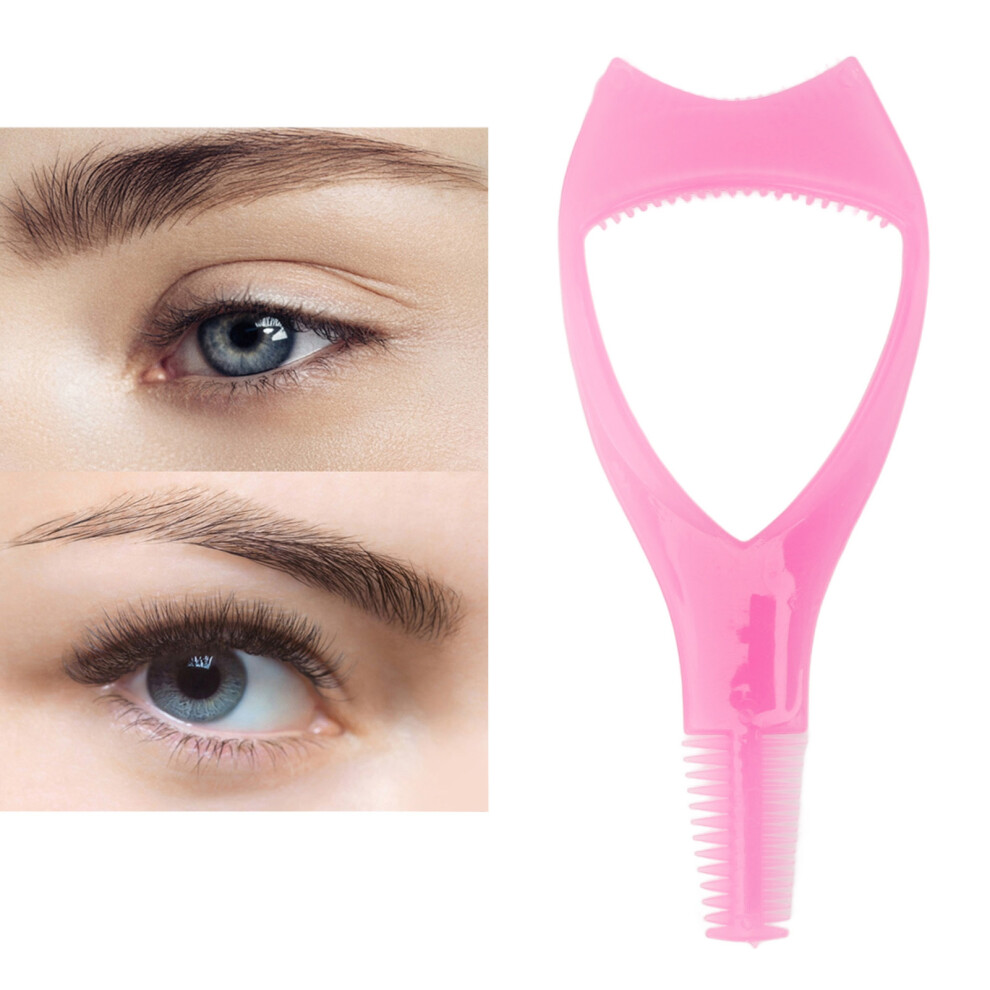 Pink 20Pcs Mascara Shields For Precise Eyelash Application, 10.7X4.4cm