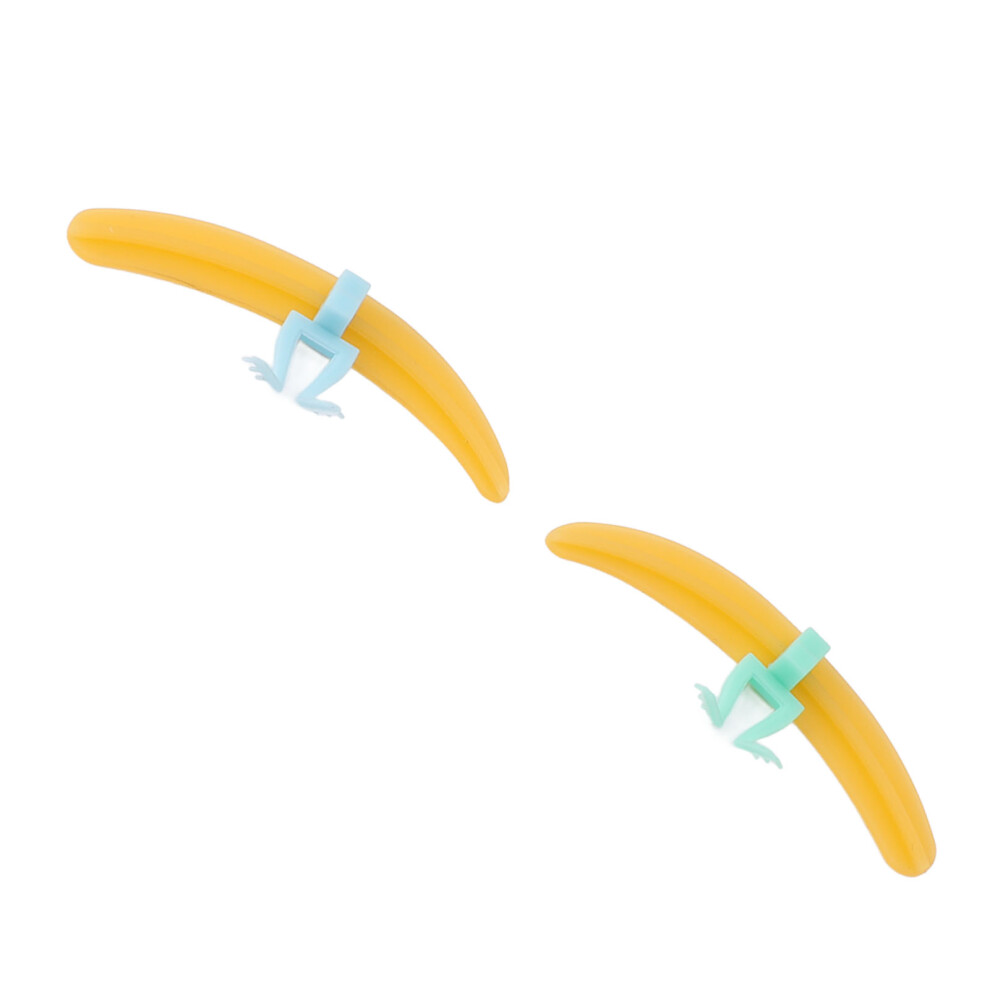 Yellow Reusable Silicone Eyelash Separator Tool For Lash Extension,