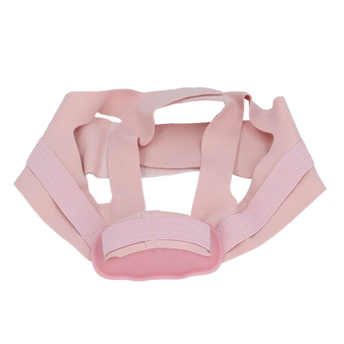 Adjustable Pink Silicone & Elastic Snore Chin Strap for Sleep Aid 1