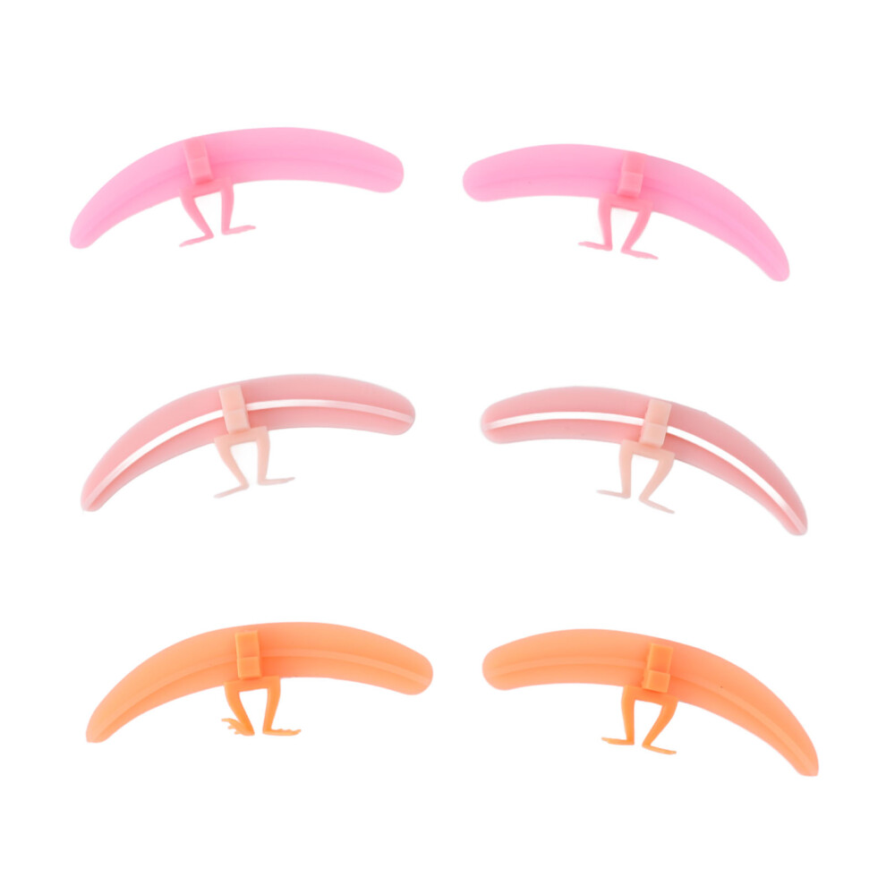 Silicone Eyelash Separator 3-Color Reusable Lash Extension Helper