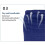 1 Paar Knöchelbandagesocken Blau M Kompression 11