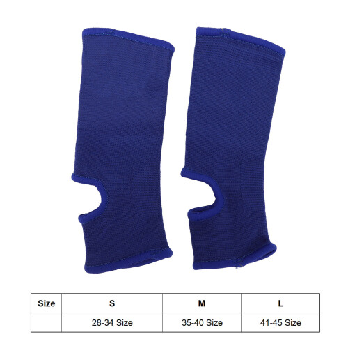 1 Paar Knöchelbandagesocken Blau M Kompression 1
