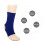 1 Paar Knöchelbandagesocken Blau M Kompression 8