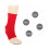 Breathable Ankle Brace Socks Red L – Compression, Comfortable, Flexible 14