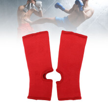 1 Paar Knöchelunterstützende Socken - Rot, Größe L, atmungsaktiv