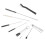 Mini ensemble de brosses de nettoyage pour aérographe - Cu/SS/Fer 14